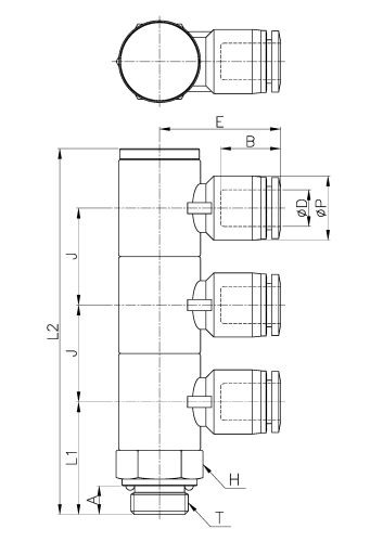 PC,Pneumatic Fittings with NPT AND BSPT thread, Air Fittings, one touch tube fittings, Pneumatic Fitting, Nickel Plated Brass Push in Fittings